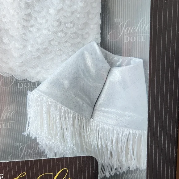 Jackie Doll Accessories White and Blue Dress - Picture 5 of 5